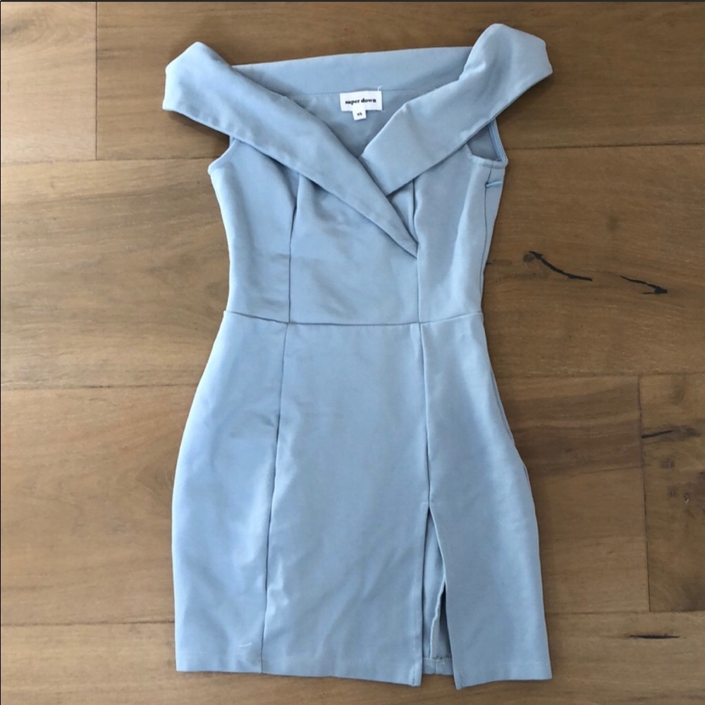 Revolve Baby Blue Dress